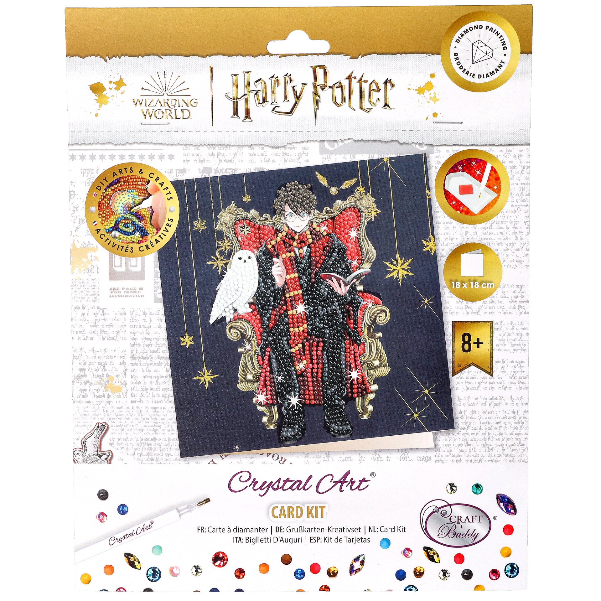 Crystal Card kit Harry Potter & Hedwig