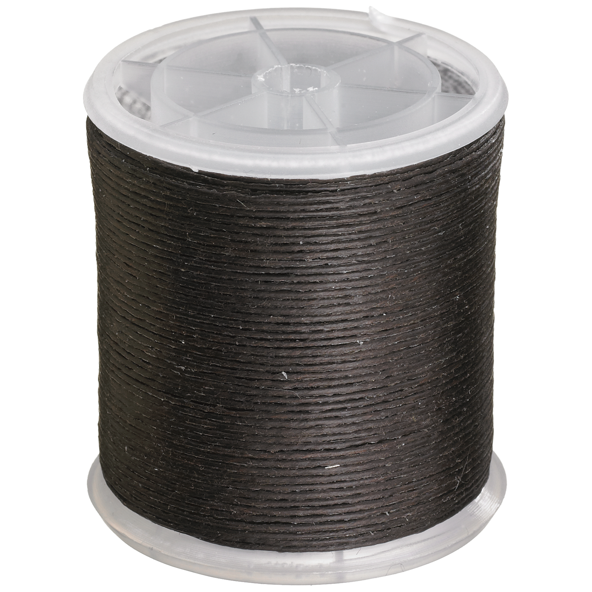 Vokset hørtråd, brun