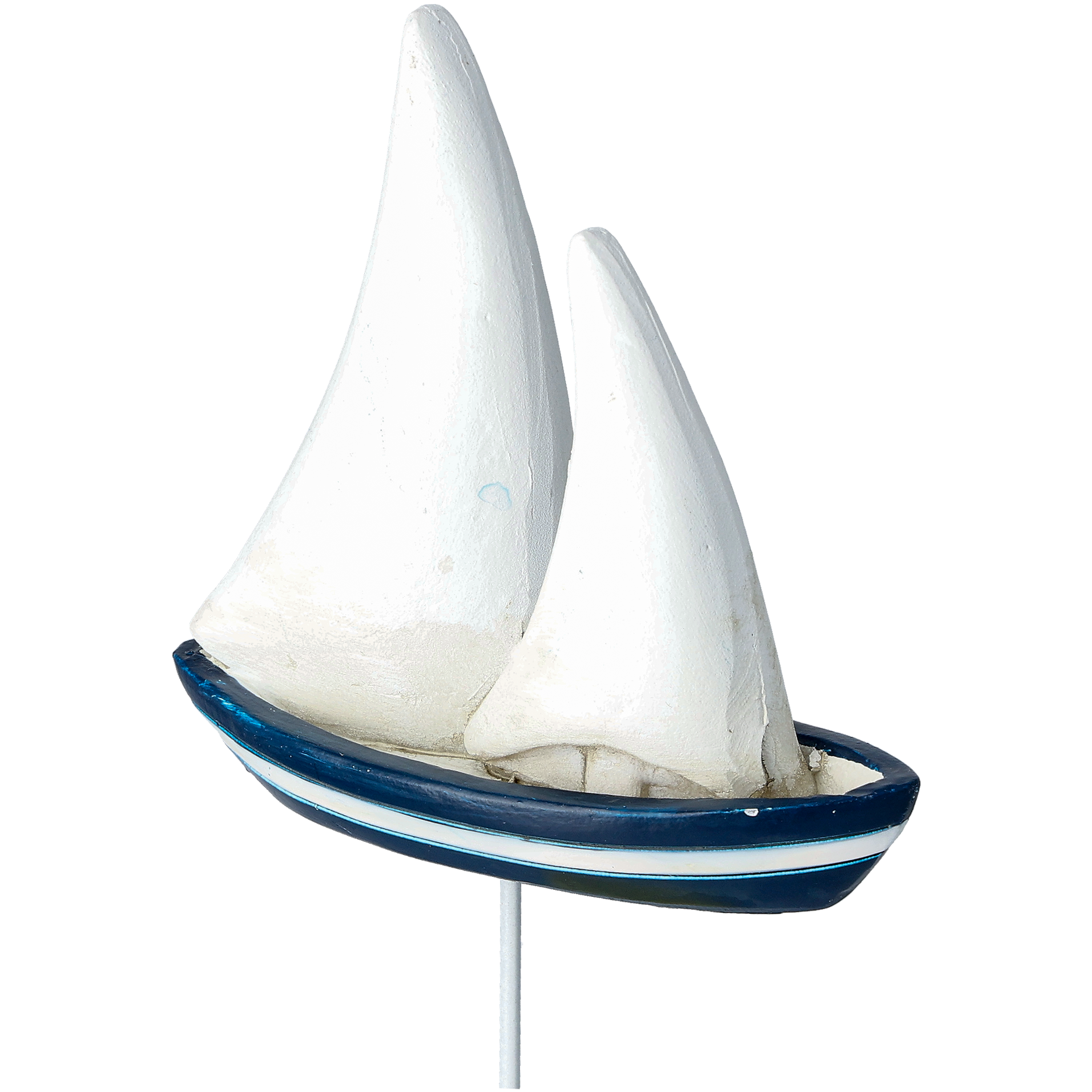 Purjevene tikulla, laivastonsininen