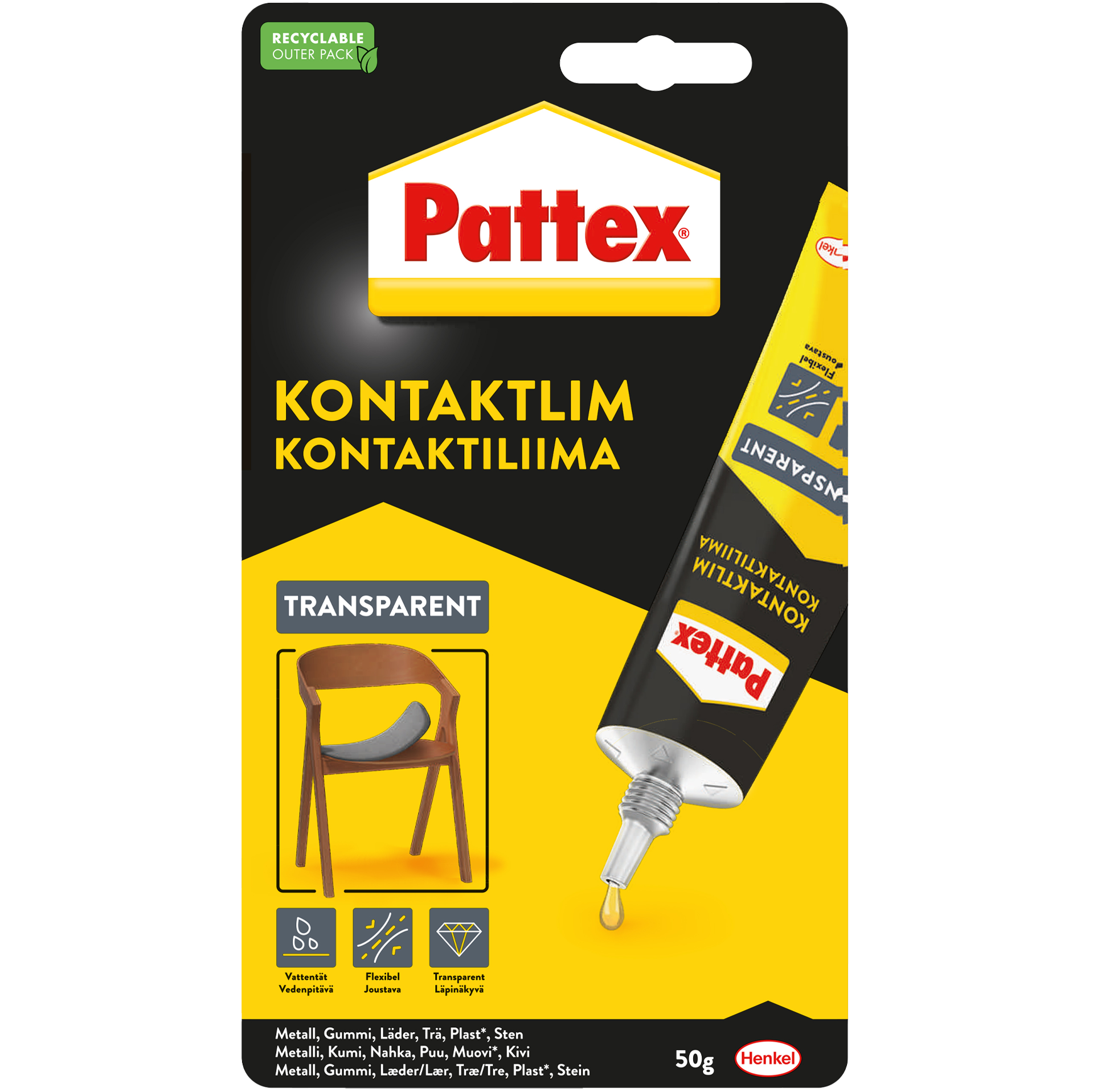 Kontaktiliima Pattex liquid