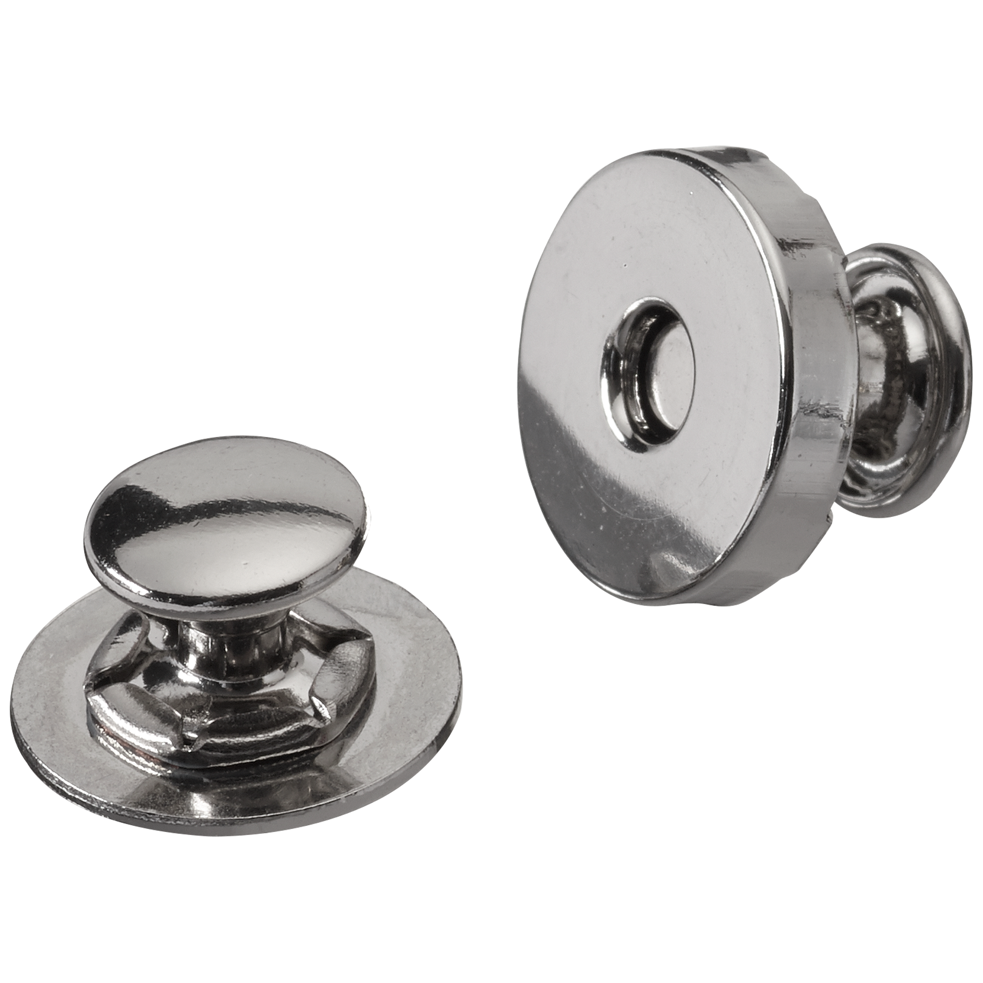 Magneettilukko niitillä, niklattu