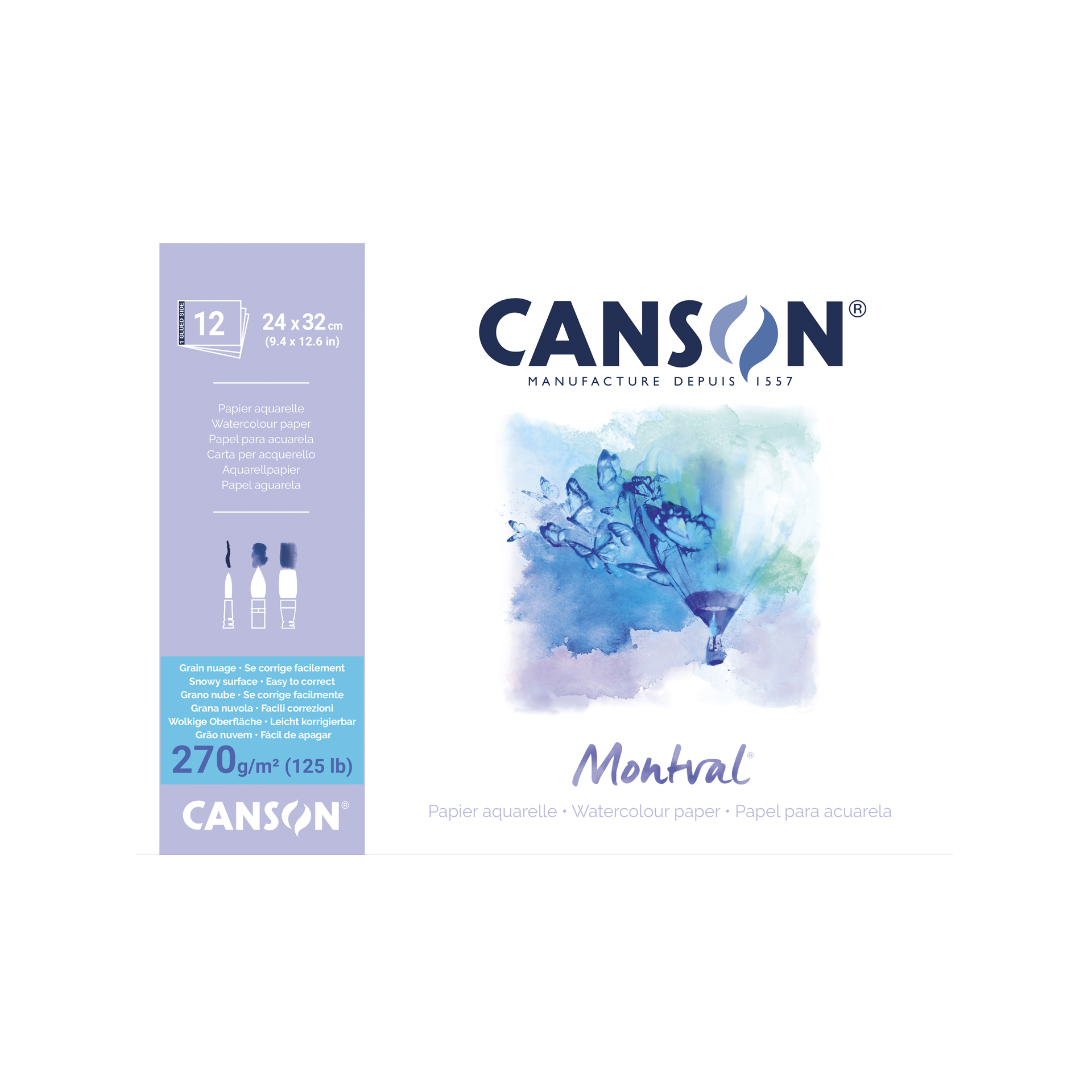 Canson Akvarellblock, 240x320 mm