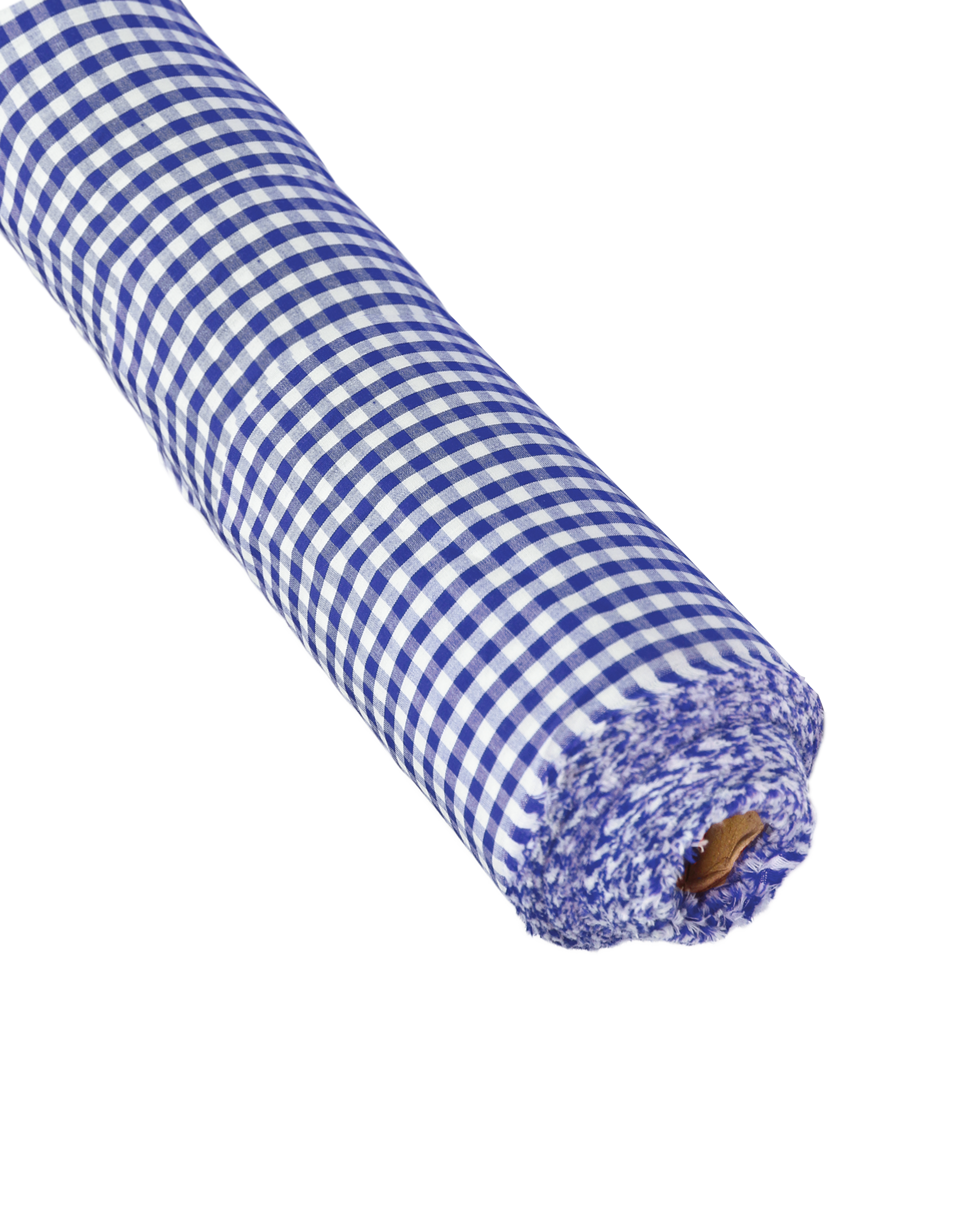 Bomullstyg rutigt, blå