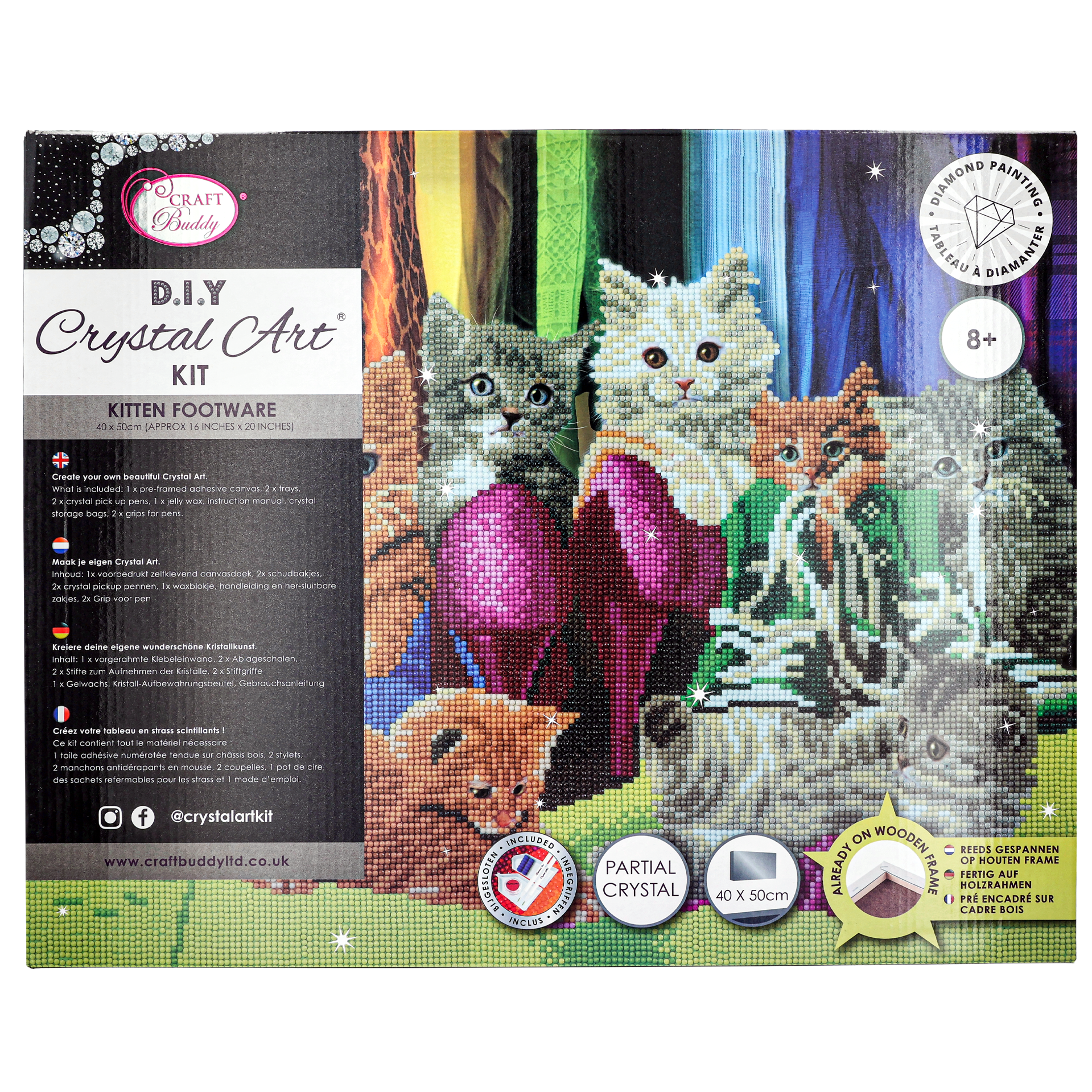 Diamond painting Kits Canvas kittens