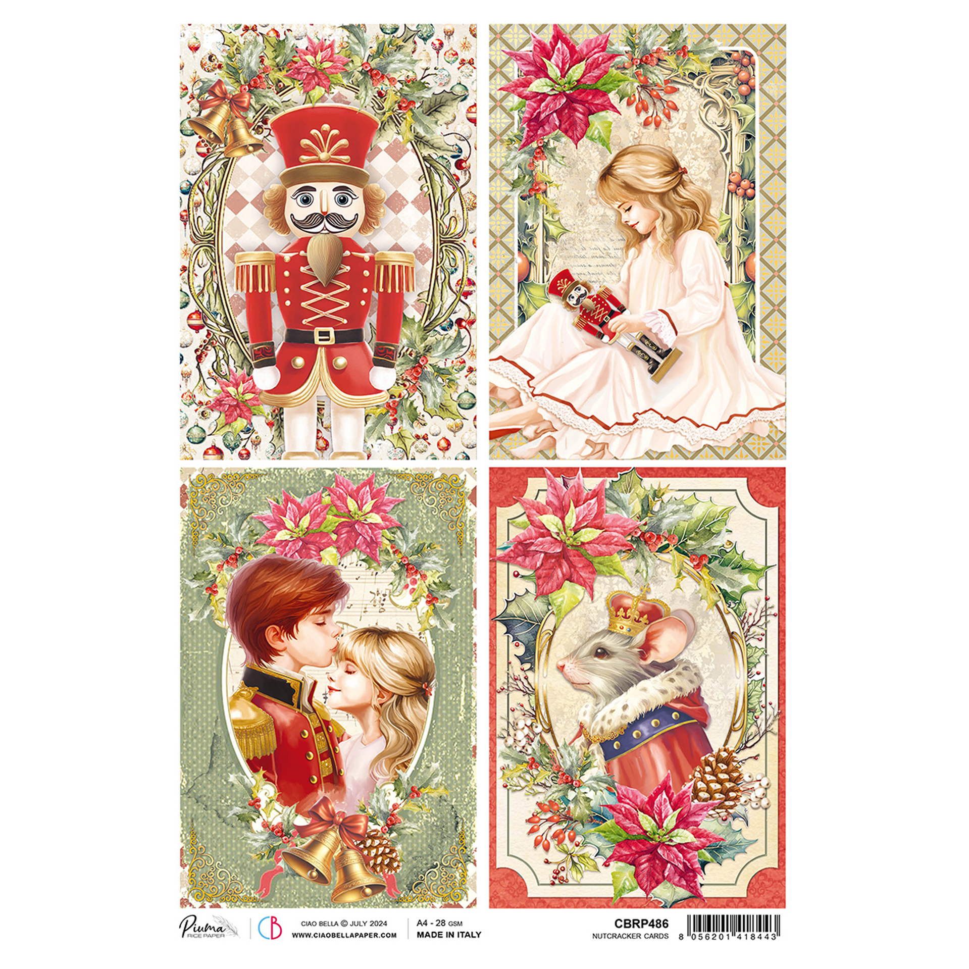 Decoupage-rispapir, Nøddeknækkeren