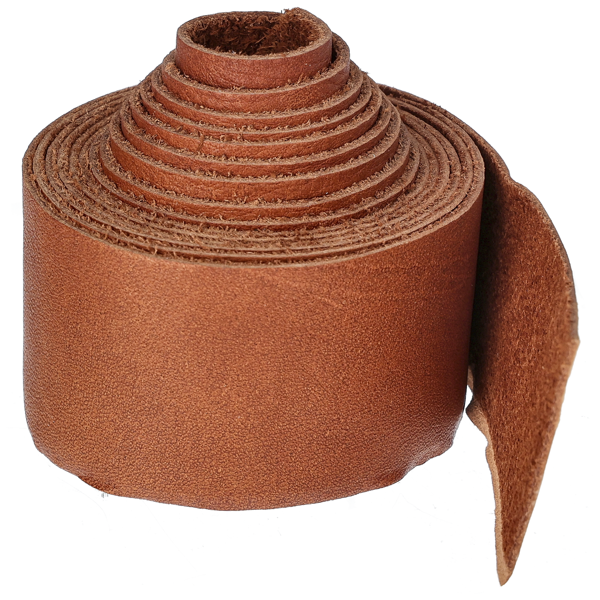 Lindningsremsa läder Brun, 2 m