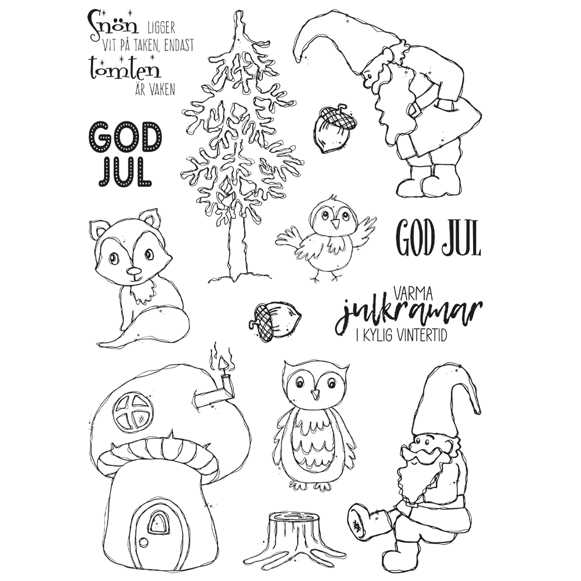 Clear Stamps, Nisse med venner