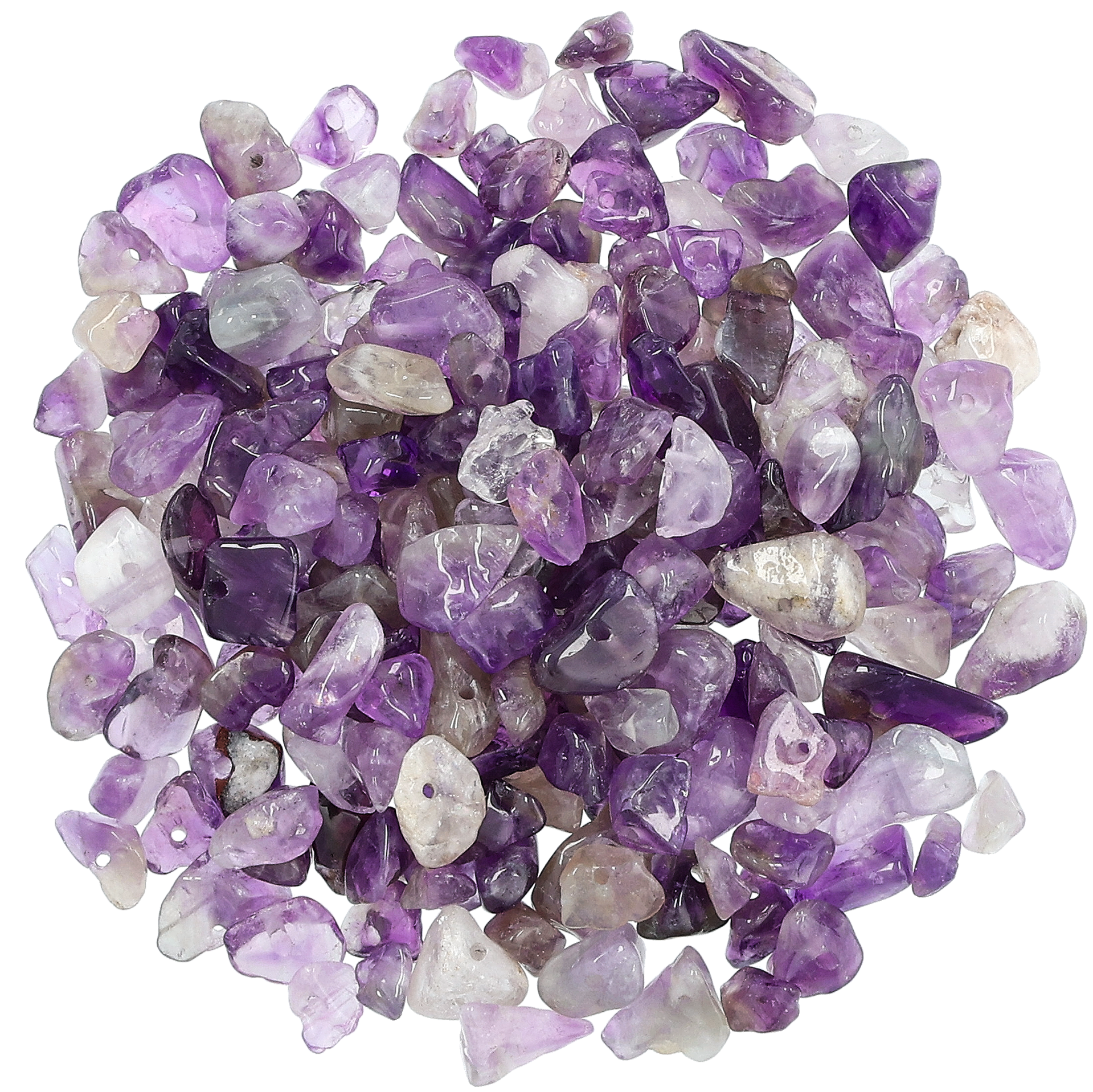 Ametistliknande stenpärla